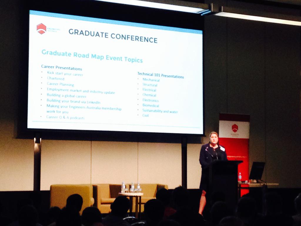 Eng_Victoria's tweet photo. Wrapping up a great #eagradconference with the launch if our exclusive Graduate Roadmap http://t.co/5R5Evut0xV