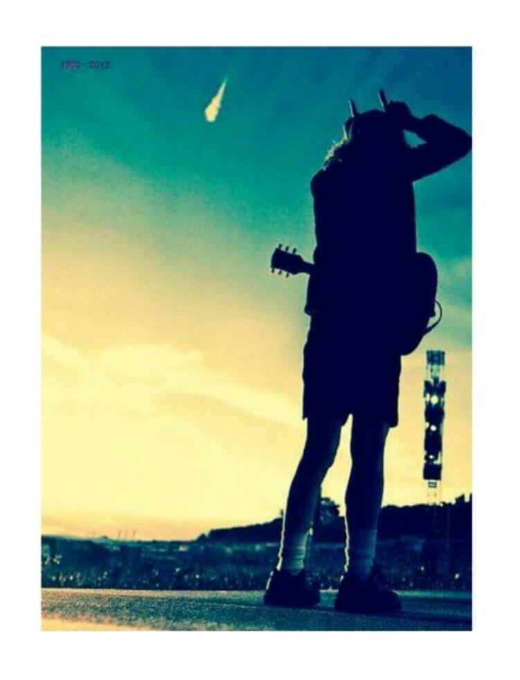 Happy Birthday Angus Young! 60 years today and forever young! We Salute You! 
