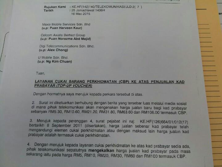 Contoh Surat Bantahan Cukai Taksiran 2019