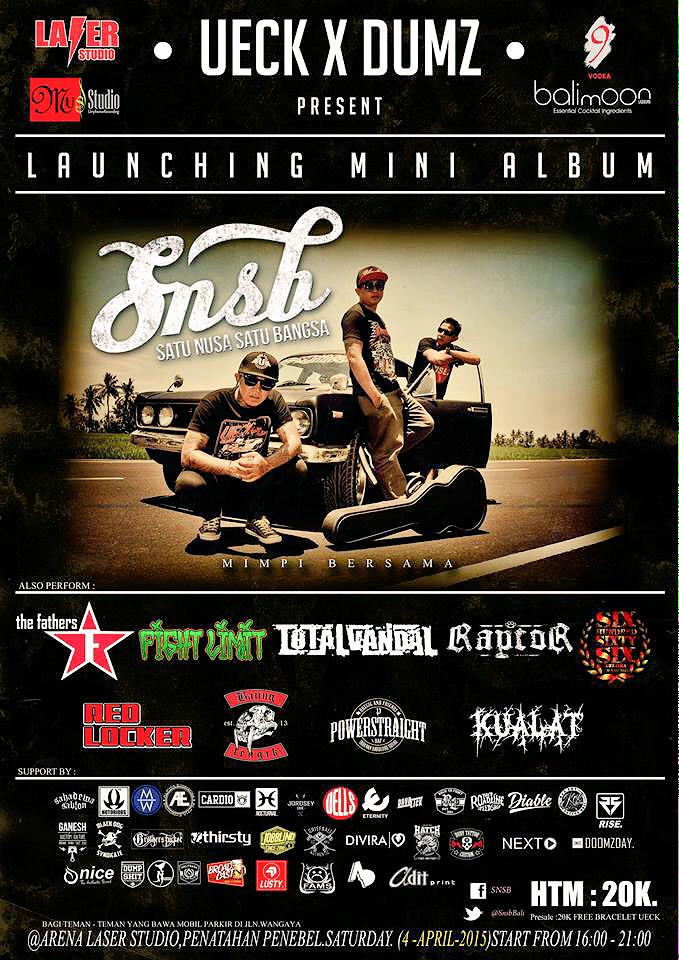 Support local Talent <a href="/SnsbBali/">@snsb bali</a> Launching Mini Album 04 April 2015 Penatahan Tabanan Check_tiket <a href="/RoadlineShop/">Roadline cloth</a>
