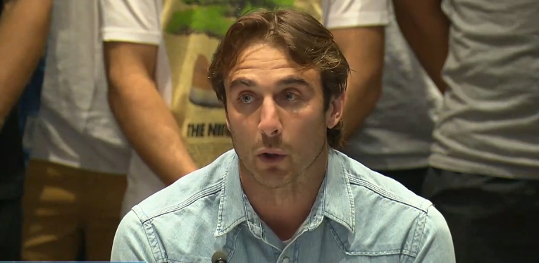 FOXSportsNews's tweet photo. WATCH: @EssendonFC captain Jobe Watson speaks after #AFL Anti-Doping Tribunal verdict: http://t.co/oHK8lKuk7H http://t.co/jGiVLtLiv0