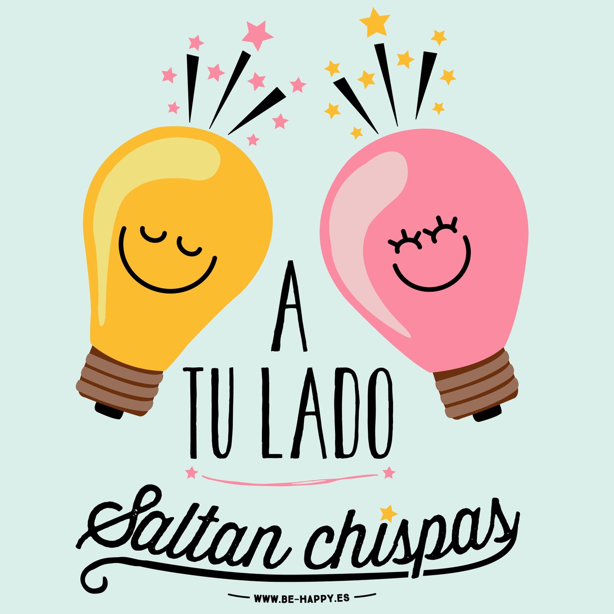 Be Happy on X: A tu lado, saltan chispas  #martes  #behappy #behappy_es #behappyshop #saltanchispas  / X