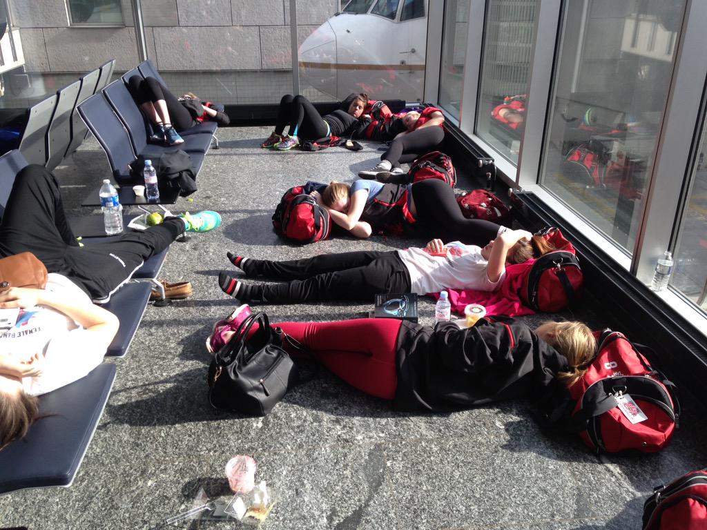 Team crashed in Frankfurt!
#U14Swiss
