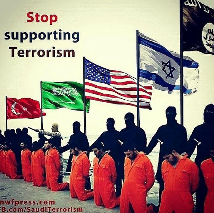 HamdyAssad's tweet photo. #stop #supporting #terrorism 
#Turkey #SaudiArabia #usa #Israel  #ISIS  
#تركيا #السعودية #امريكا #اسرائيل #داعش http://t.co/z3JXD8Q1zl