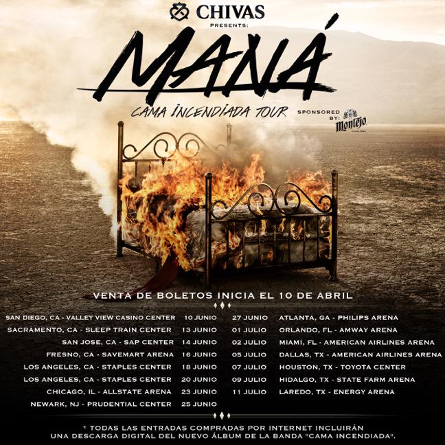 micro Refrigerar Parlamento Maná on Twitter: "¡Maná anuncia "#CamaIncendiada Tour" su gran esperada gira de conciertos a través de E.U.A http://t.co/2nIjkaamz9 http://t.co/4KqHsErCK0" / Twitter micro Refrigerar Parlamento Maná on Twitter: "¡Maná anuncia "#CamaIncendiada Tour" su gran esperada gira de conciertos a través de E.U.A http://t.co/2nIjkaamz9 http://t.co/4KqHsErCK0" / Twitter