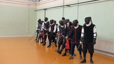 Hoy volvemos a la rutina! Entrenamiento de espada ropera.