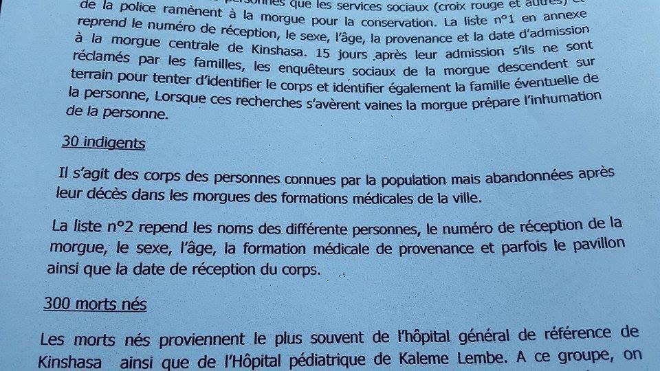 #RDC #DRC: Voici le rapport bidon fabriqué avec toutes les fausses pièces sur la fosse commune de #Maluku. Ces fous