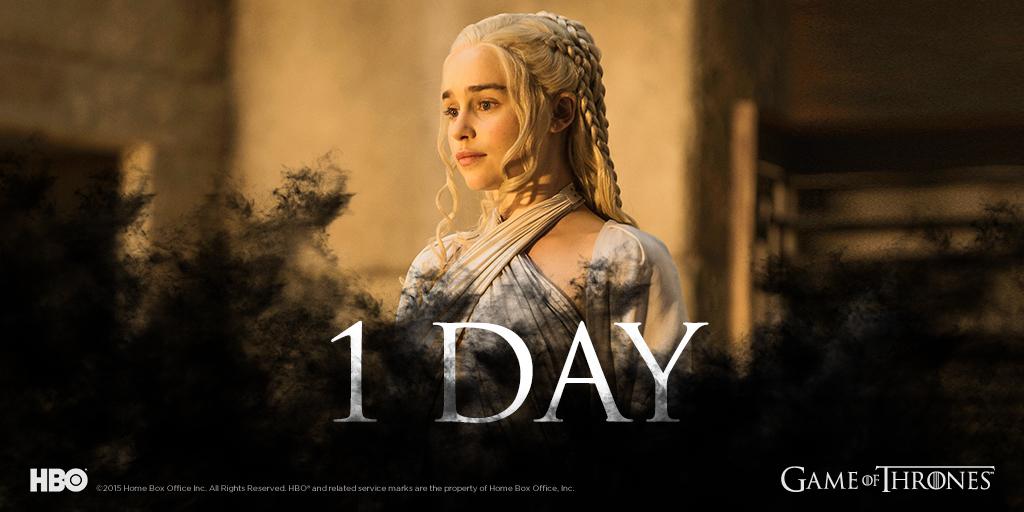 24 hours. #GoTSeason5