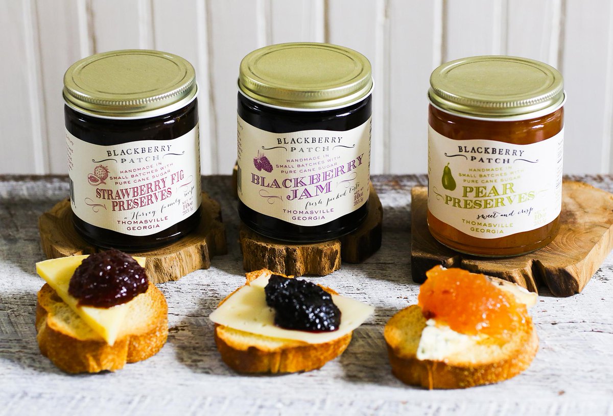 theblackberryp's tweet photo. So ready for lunch today! Our jams and @sweetgrassdairy cheese! #blackberrypatch #yum #jam #eatlocal #Thomasville http://t.co/Rv5kJfkJv9