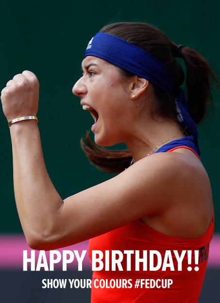 Happy 25th Birthday to Sorana has played 15 ties for Romania since 2006! 