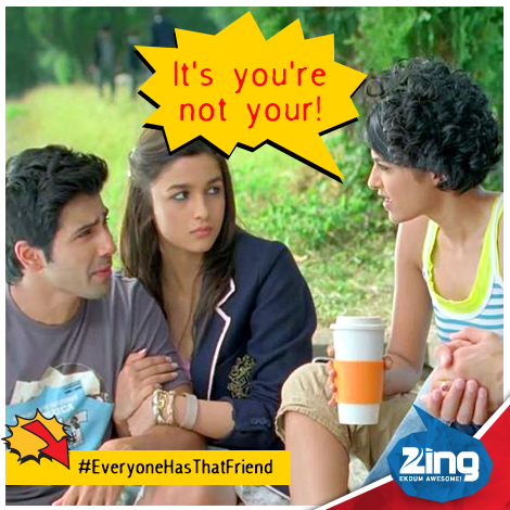 zingtv's tweet photo. #EveryoneHasThatFriend who keeps correcting their grammar just to annoy them.
Tag that Grammar Nazi friend here. http://t.co/nCr422n9MP