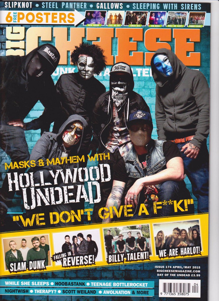 <a href="/BigCheeseMag/">Big Cheese Magazine</a> out now. Featuring <a href="/thedirtyyouth/">The Dirty Youth</a> , <a href="/BarnumMeserve/">The Barnum Meserve</a> , <a href="/DKWFMUK/">DKWFM</a> and <a href="/B_P_R_Band/">Bulletproof Rose</a> . Get yours today #sanpr
