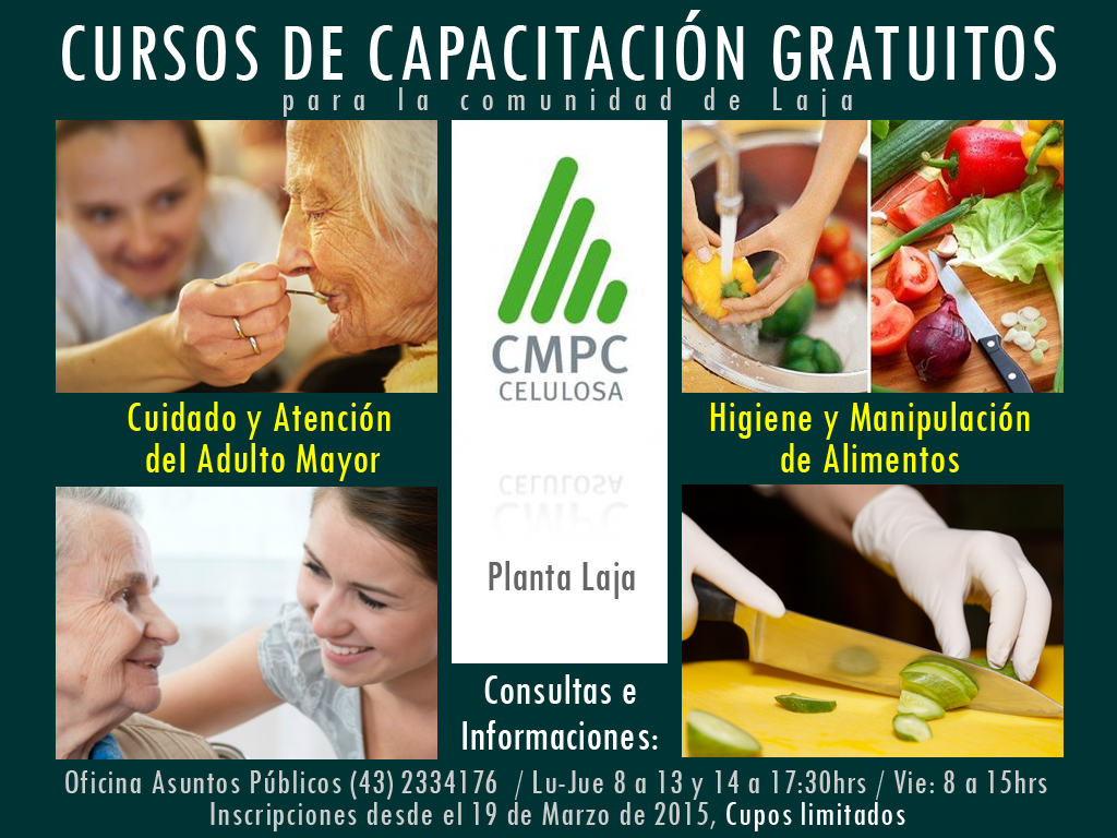 lajino's tweet photo. [CURSOS]
> Cuidado y Atención del Adulto Mayor: Últimos Cupos
> Higiene y Manipulación de Alimentos: Cupos Agotados http://t.co/BhMdh6mW5D