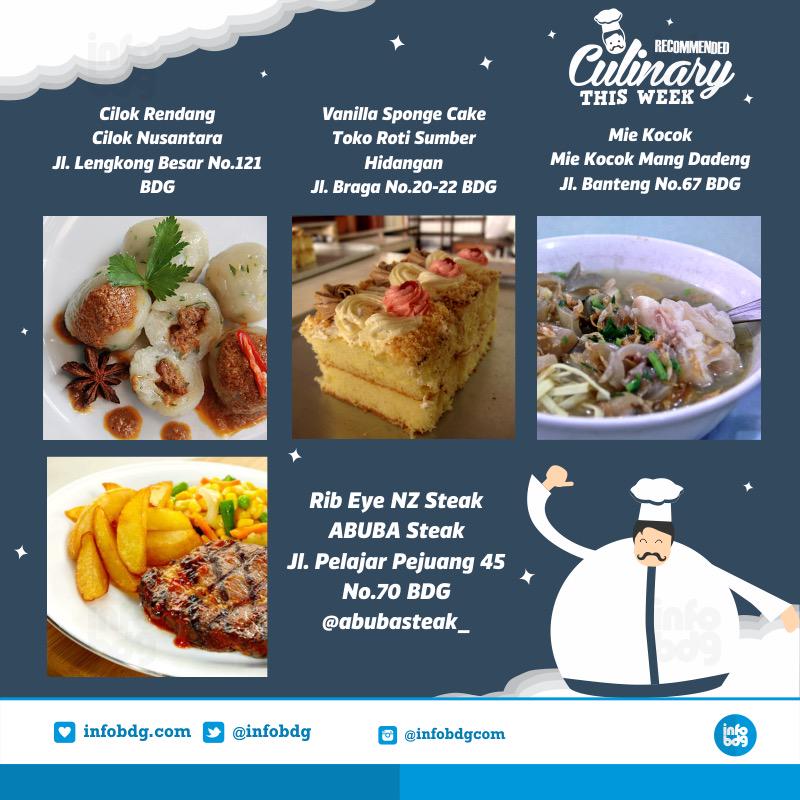 infobdg's tweet photo. Ini nih! Recommended Culinary This Week! Coba satu-satu deh, ga akan nyesel :) #infoBDGkuliner http://t.co/byBjUKVTAO