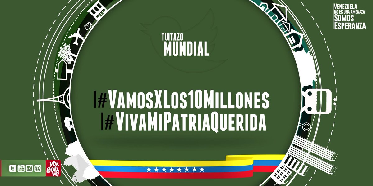 RT <a href="/VTVcanal8/">VTV CANAL 8</a>: #VamosXLos10millones