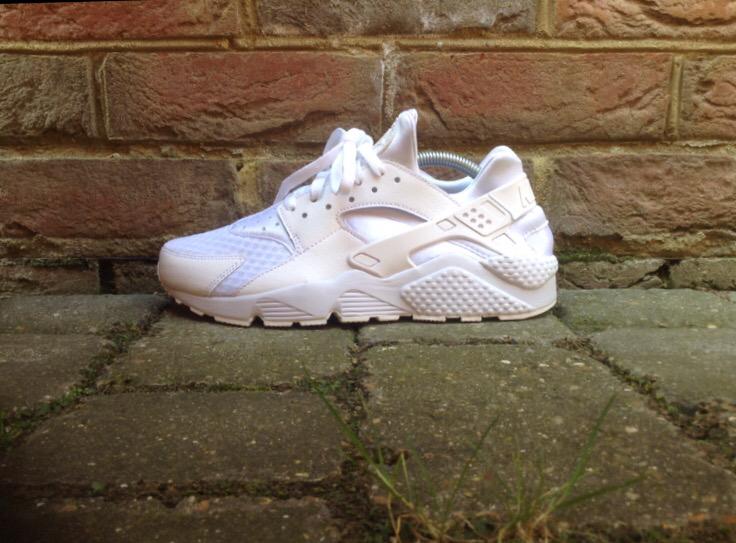 New Product - Nike Air Huarache Triple White now available CrepeExchange.Com