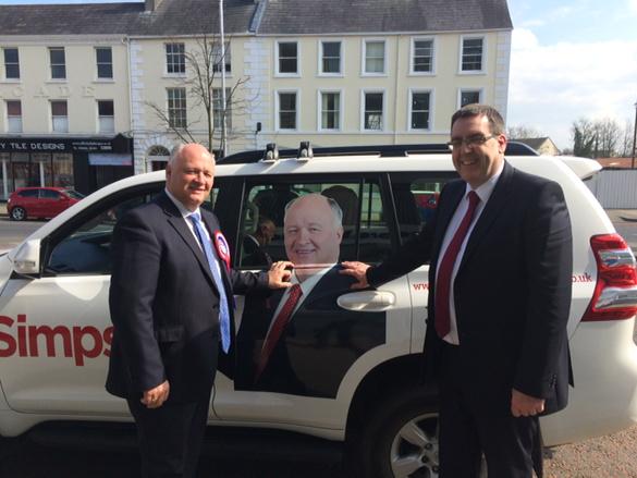 Nomination papers handed in. Let's elect the only Unionist who can win ! # simpsonforupperbann