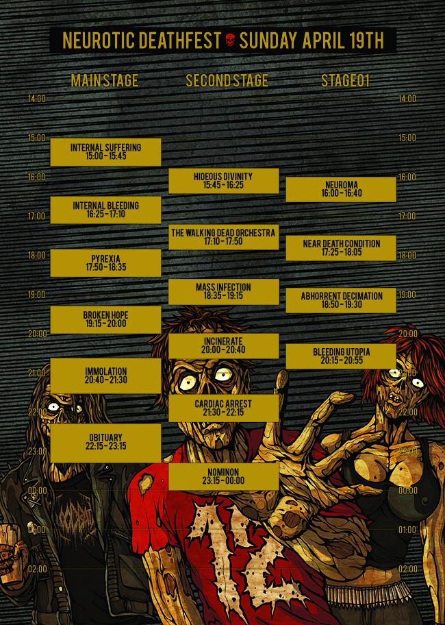 Here they are. The official #NDF2015 timetables!