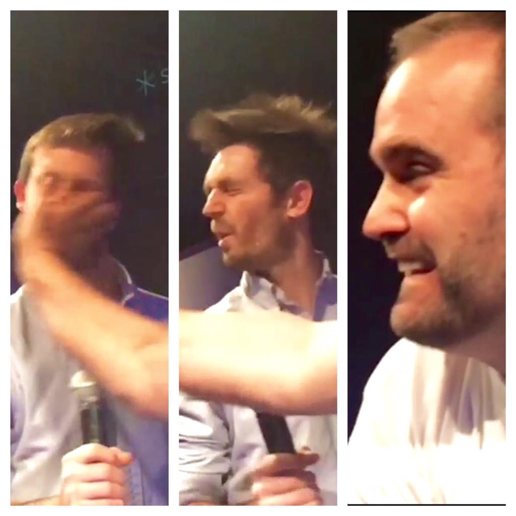 JohnRichmond1's tweet photo. I'm still dazed by "the slap" at #GoToSpark2015. My love for iPad, respect for Eric, &amp; fear of Bryan all increased. http://t.co/5SCWObJmYc