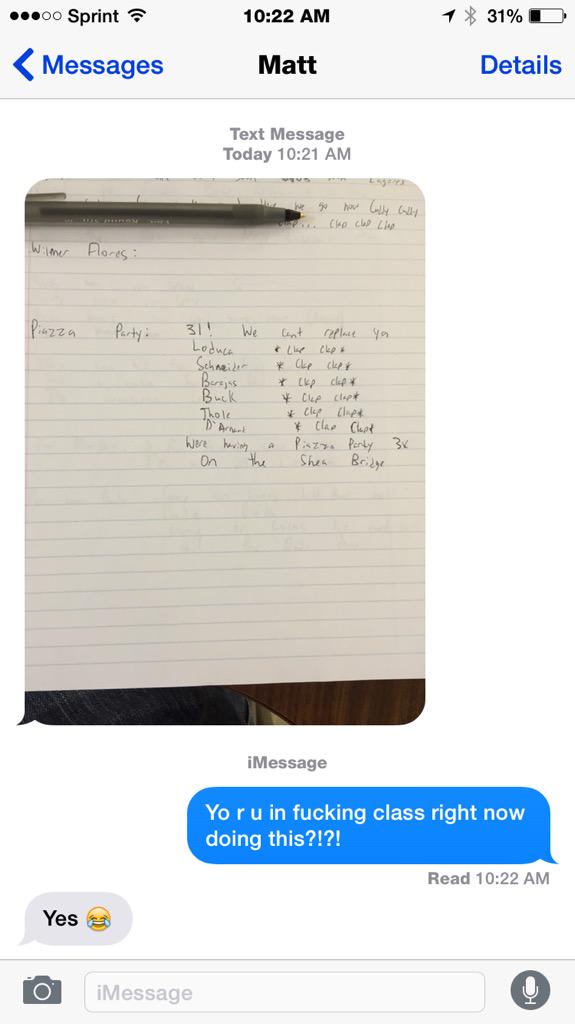 KOQ_NYM's tweet image. When the co-founder has no chill and writes chants in class #NYMets #kingsofqueens