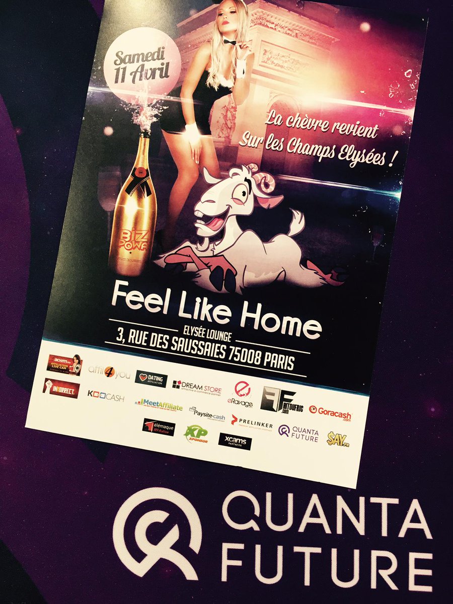 QuantaFuture's tweet photo. RDV samedi 11 avril 2015 à la #FLH @biz_powa ! Rejoignez-nous #voyance #Affiliation #Webmasters http://t.co/ZgZUYlpYZf