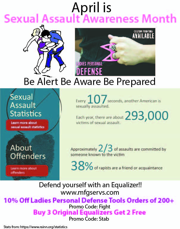 ChamberFlags's tweet image. April is Sexual Assault Awareness Month! Let's spread the word for safety! #GIRLPOWER mfgservs.com