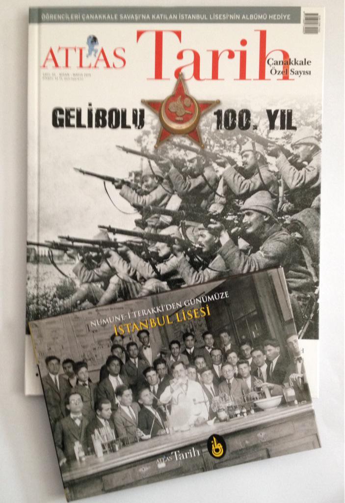 "Büyük Direniş Çanakkale'de Başladı." Atlas Tarih Çanakkale Özel Sayısı.