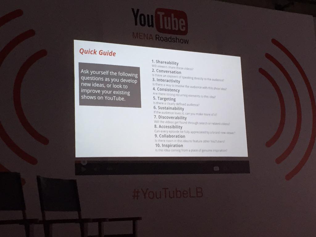 OTVLebanon's tweet photo. YouTube Mena Roadshow #YouTubeLB http://t.co/rt7va9DGMo