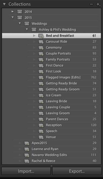 jbivphotography's tweet photo. Using #smartcollections is key when staying organized when editing #wedding photos in @Lightroom #weddingphotography http://t.co/sFlM4w8XNC