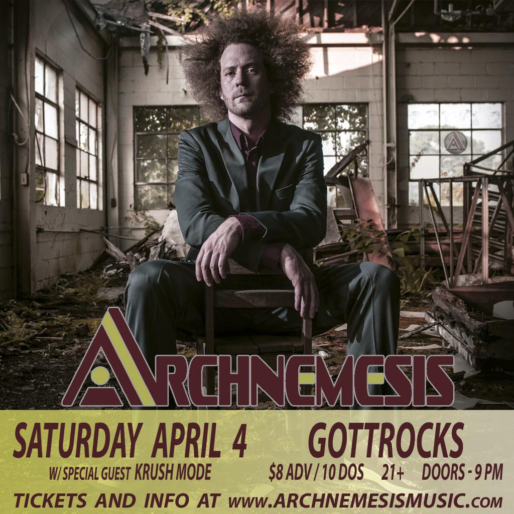 This weekend rocking the fuck out with my my homie <a href="/Archnemesis1/">ARCHNEMESIS</a> in Greenville at Gottrocks!!!