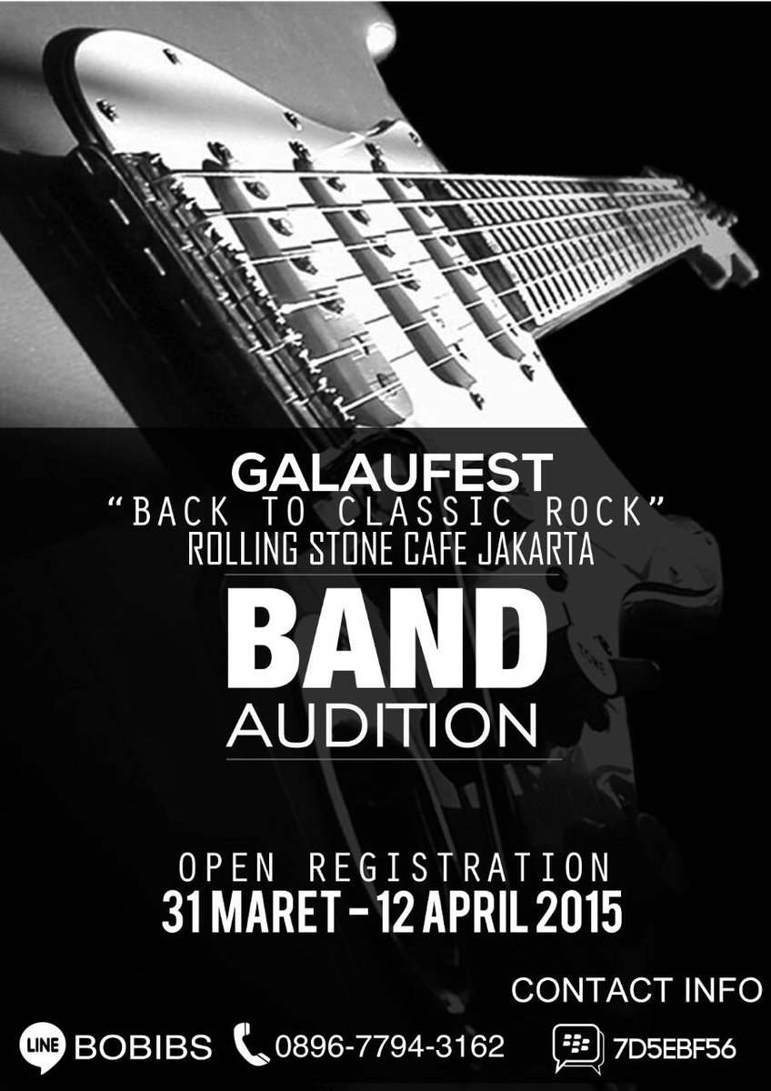 123ayayya's tweet photo. Selamat siang, jgn lupa hari ini kami sudah membuka pendaftaran untuk Band Audition. FREE REGIST! #GalauFest2015 http://t.co/iaGDWo3kDh