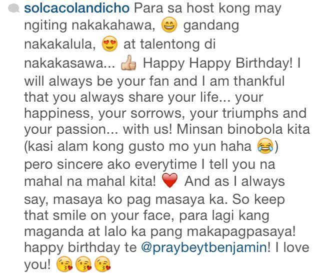 \" Ma\am Sol\s birthday Message

Happy VICE GANDA Day 