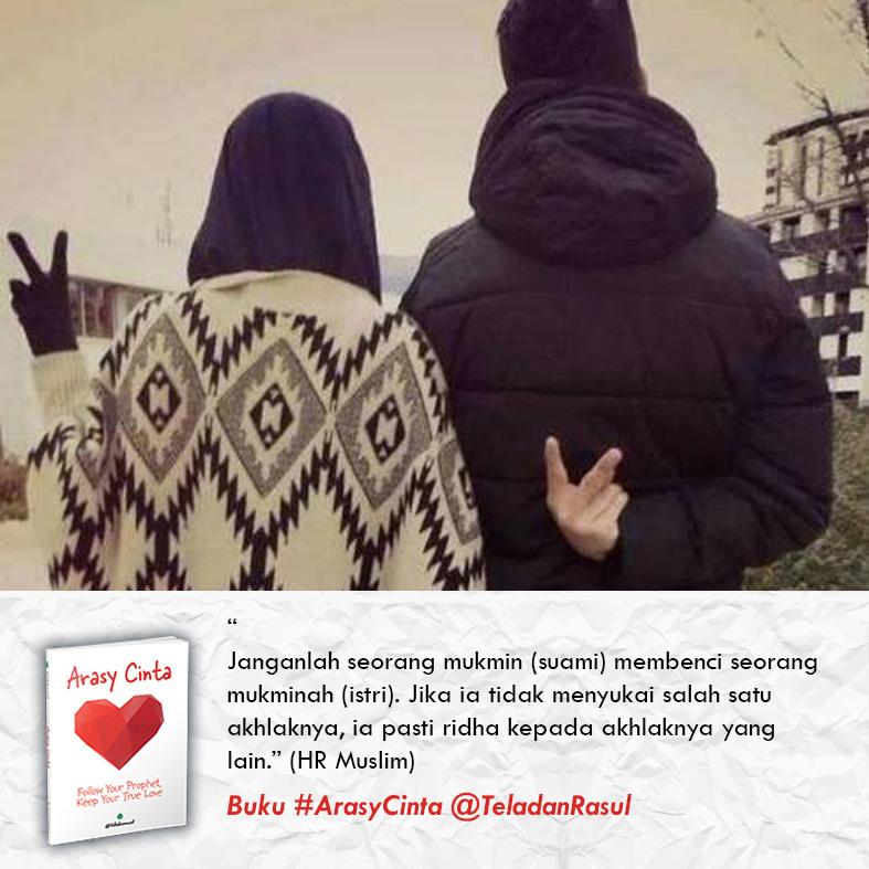 Jangan krn satu/dua kekurangan,lantas engkau mbenci.Padahal banyak sekali kebaikan yg diberikannya #ArasyCinta