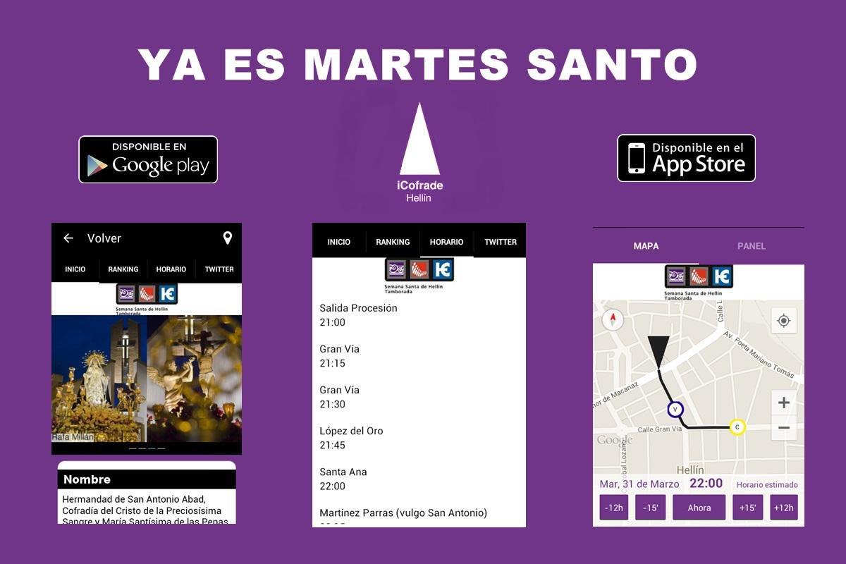 ¡Hoy es Martes Santo! Sigue con #iCofrade la Procesión del Cristo de la Preciosísima Sangre.