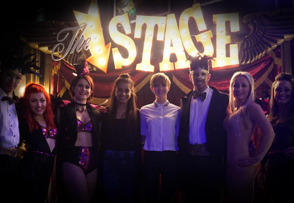 stgerman78's tweet photo. Me and the cast with the lovely @Hollyoaks girls @MandipGill and @lucy_dixon Saturday @Circo_Liverpool @1770atCirco x http://t.co/YUrA8lTSlC