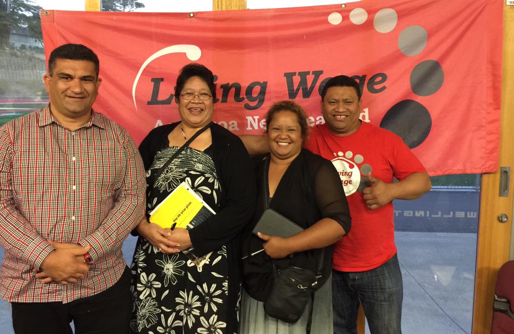 pauleaglenz's tweet photo. Strong showing by @LivingWageNZ contingent @WgtnCC #SouthernWard 10 year plan community consultation #askWCC http://t.co/YmouMFymCD