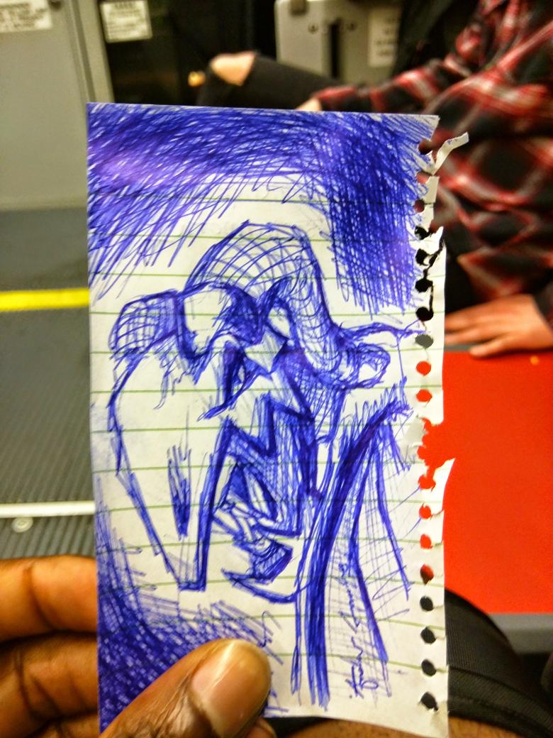 “<a href="/Ressard/">Ressard</a>: .<a href="/sfmunitrain/">SF Muni Train</a> discoveries. #train #art ” I look nothing like that. I'm silver and red, and way skinnier.