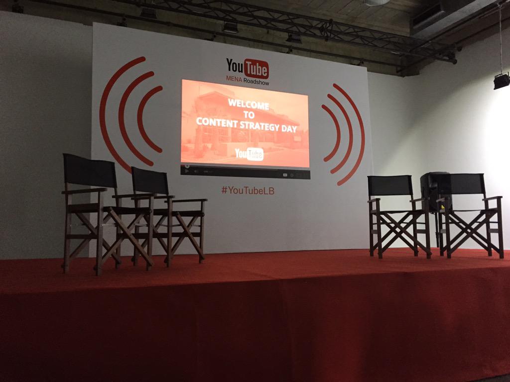 OTVLebanon's tweet photo. The multimedia team at YouTube MENA roadshow #YouTubeLB http://t.co/yPNno1Yojq