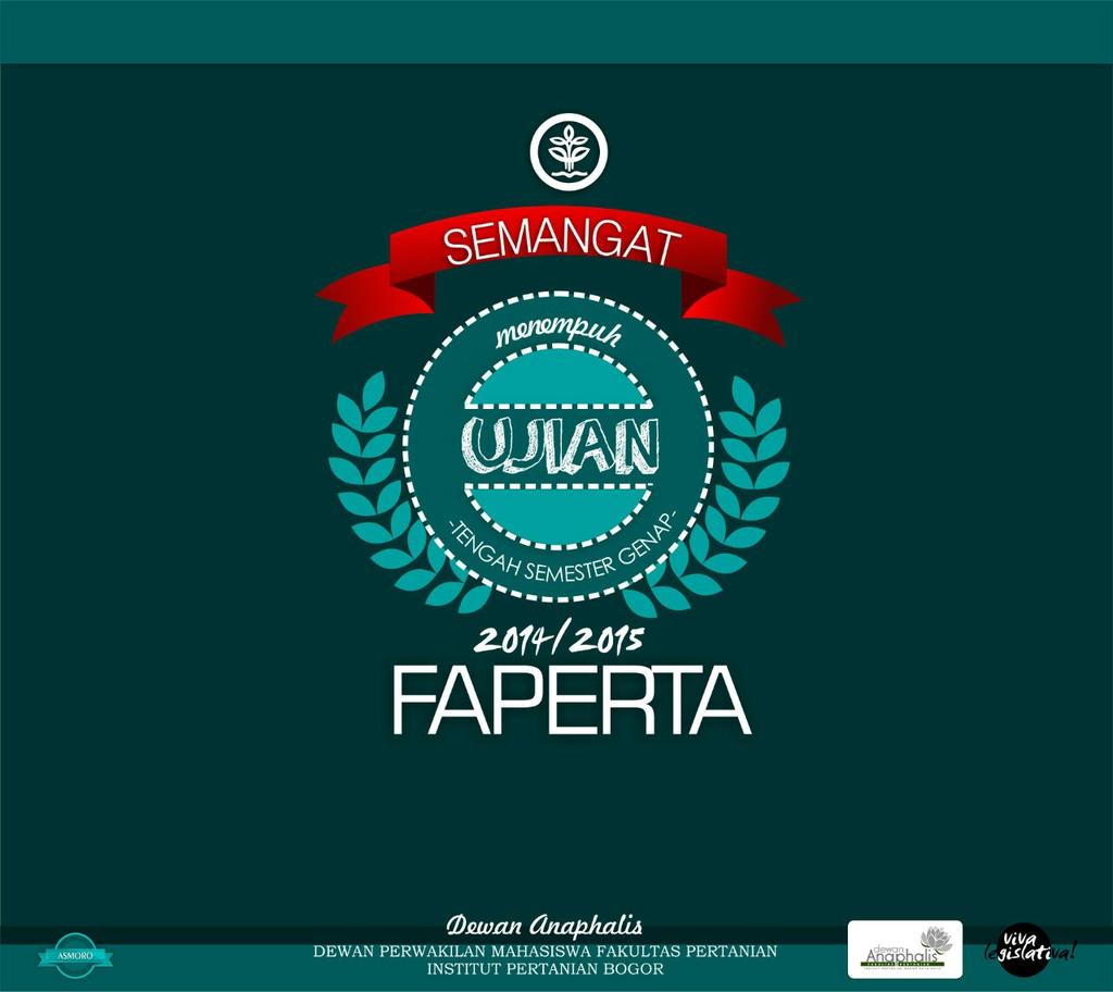 dpmfapertaipb's tweet photo. Dewan Anaphalis mengucapkan selamat menempuh Ujian Tengah Semester Genap, Give your best :D Yosh! http://t.co/y7aaHumzzZ