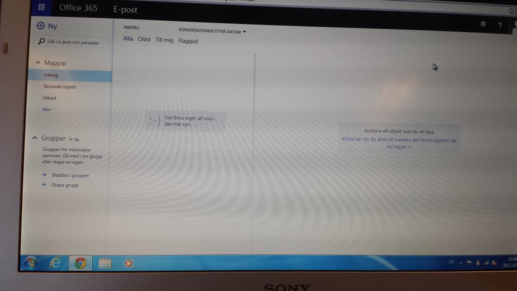 PragmentorAB's tweet image. Herregud. En helt tom mailbox. #omg #pragmentorab #nyttuppdrag #konsultliv