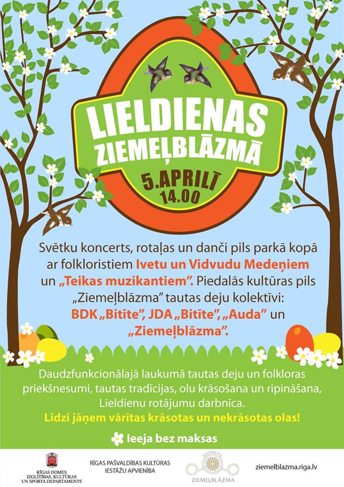 Nāc uz Ziemeļblāzmu svinēt Lieldienas kopā ar mums! :)