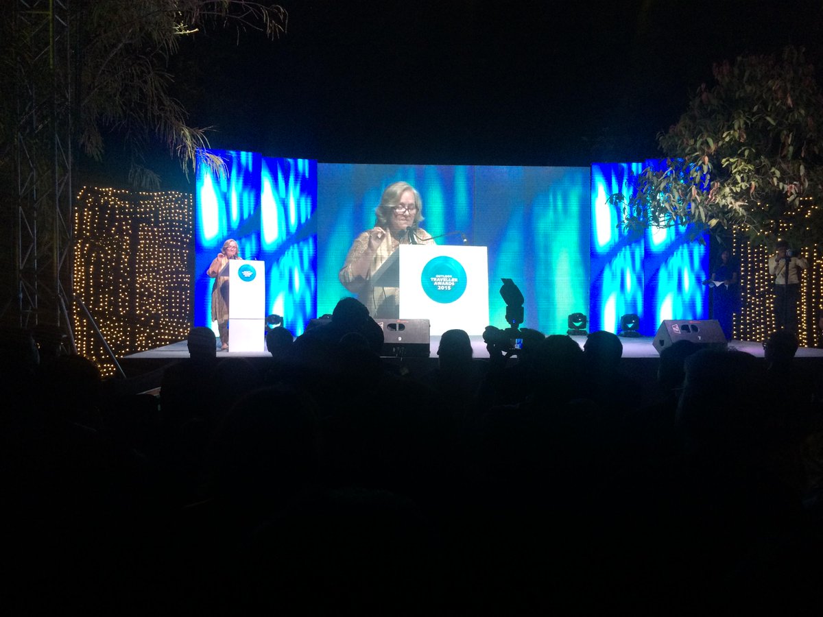 rareindia's tweet photo. #RareIndia was elated to have Ms. Belinda Wright, @kiplingcampmp address the august gathering @oltraveller awards! http://t.co/zaoWvt5HLP