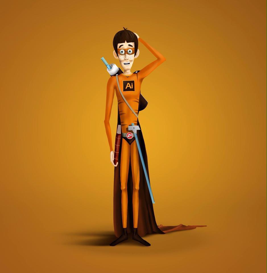 GunsMonkeys's tweet photo. Los superhéroes de todo diseñador gráfico. http://t.co/zsWb1RIcdy