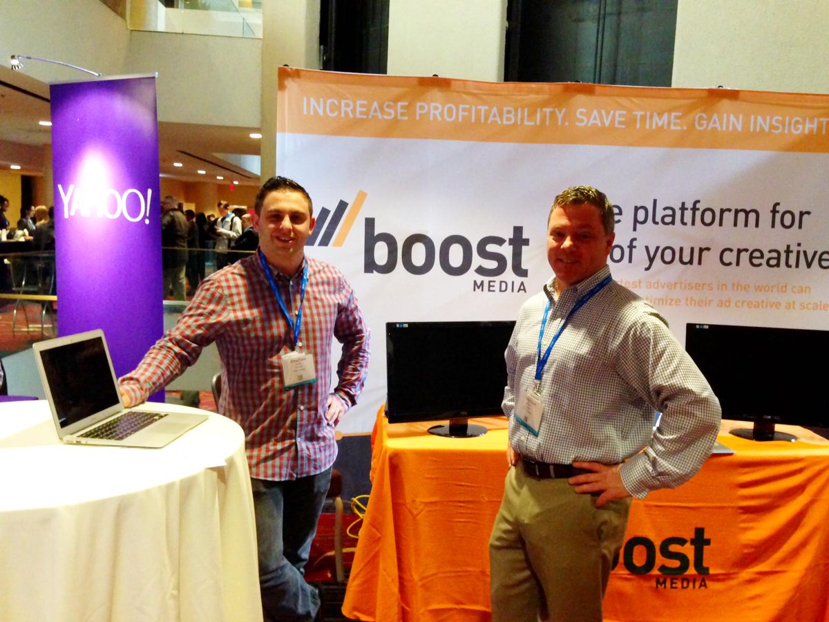 boostctr's tweet image. Headed to #CZLNY? Stop by table #5 to learn more about Boost&apos;s #CreativeOptimization solution! @Clickzlive