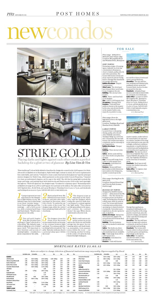 tridel's tweet image. ICYMI: @StellaMsalvador of @trideldesign talks style in the Blythwood at #Huntington #modelsuite in @PostHomes