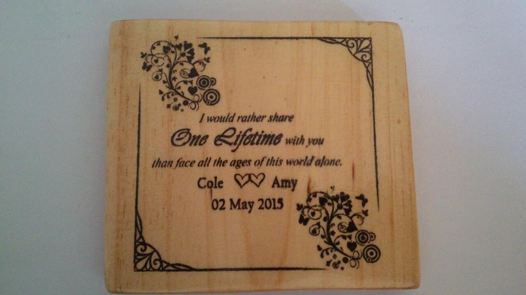 Hand_MadeCraft's tweet image. Wedding coaster #wedding idea