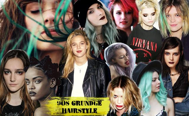 8 GRUNGE HAIRSTYLES  90s  Andrea Vegas  YouTube