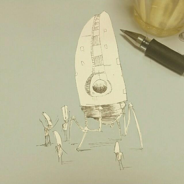 sandorkllo's tweet photo. Tuesday #marchofrobots 20/31 #coffeesketch n705 #bots
Coloured in @SketchBookPro #note3 #note3art #sketch http://t.co/qQNNsiH5e3
