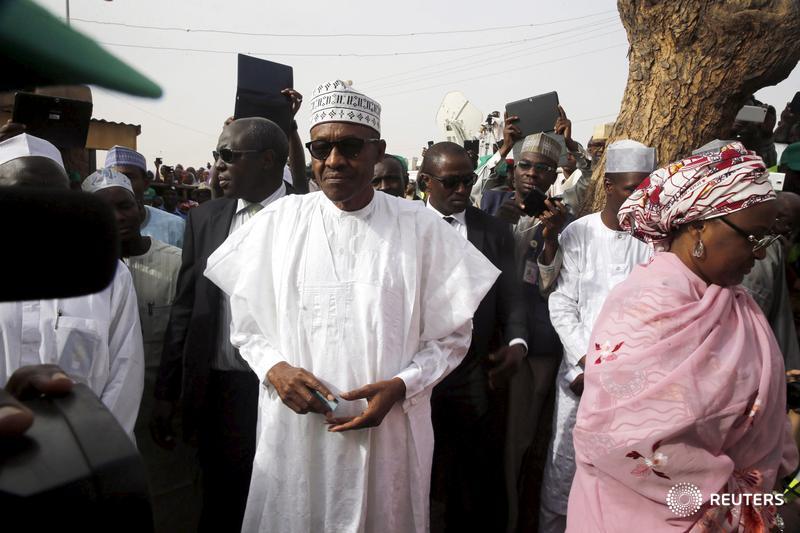 Reuters's tweet photo. Former military ruler Muhammadu Buhari claims victory in Nigeria's presidential election: http://t.co/YKrPkTb11U