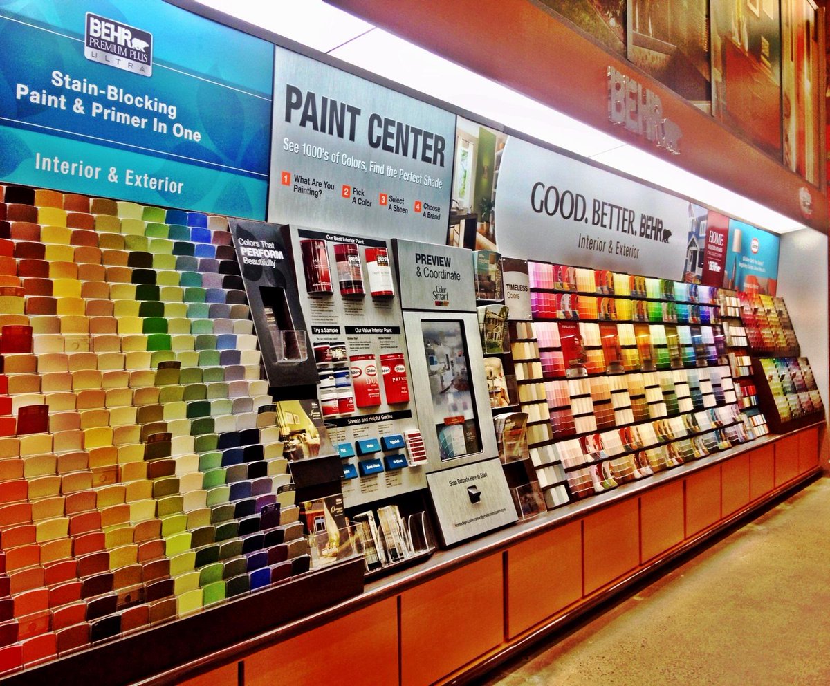 Hd6201's tweet photo. Come in and check out our new #Paint #ColorCenter here at the #NorthHaven #HomeDepot! Transform your home today! http://t.co/jRaldAutlJ